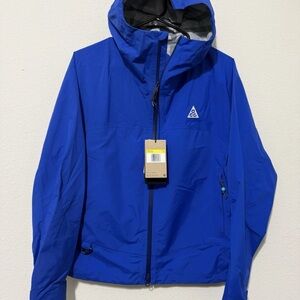 Nike Air ACG Morpho Storm-Fit ADV Rain Jacket Blue Women Sz Small HJ0246-480
